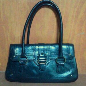 Nordstrom Black Leather Satchel Bag